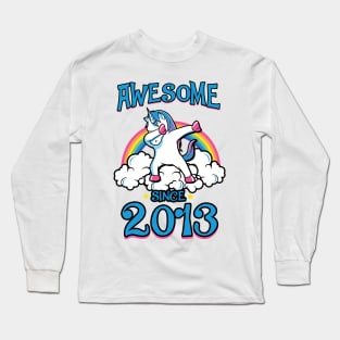 Awesome since 2013 Long Sleeve T-Shirt